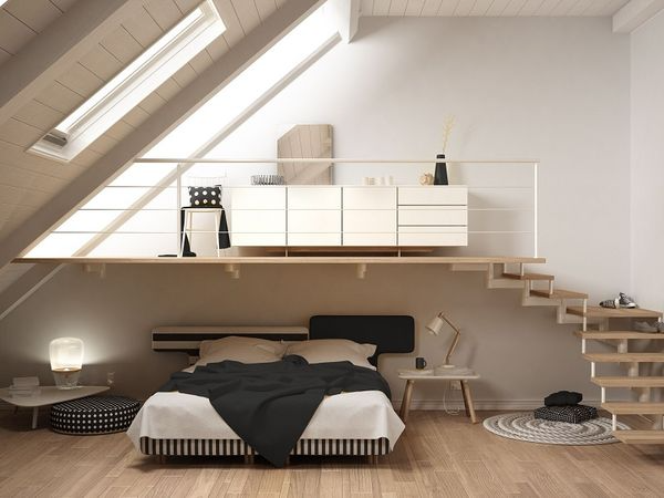 Nhà cấp 4 gác lửng mái bằng